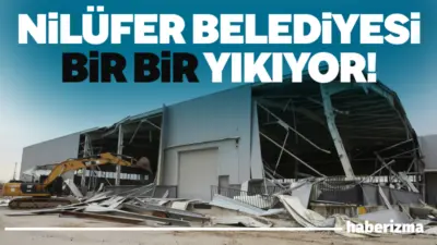 Nilüfer’de kaçak yapılaşmaya yönelik denetimler kapsamında, Yaylacık Mahallesi’nde bulunan 4
