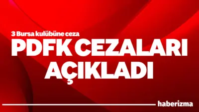 Profesyonel Futbol Disiplin Kurulu’nun 9 Nisan 2026 tarihli toplantısında alınan