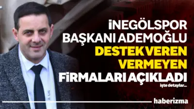 Sultan Su İnegölspor başkanı Kani Ademoğlu,2025-2026 sezonunda yaşananlar ve yapılması