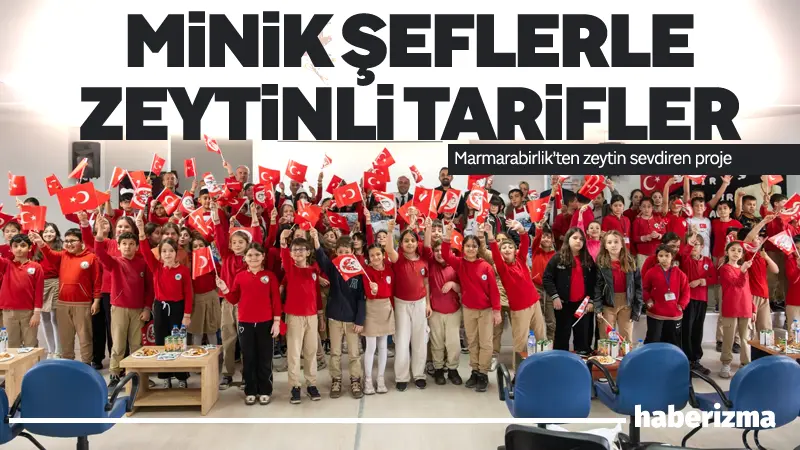 Marmarabirlik’in çocuklara zeytini sevdirmek, sağlıklı beslenme bilinci kazandırmak ve yerli