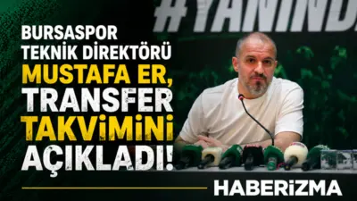Bursaspor Teknik Direktörü Mustafa Er, düzenlediği basın toplantısında yeni sezon