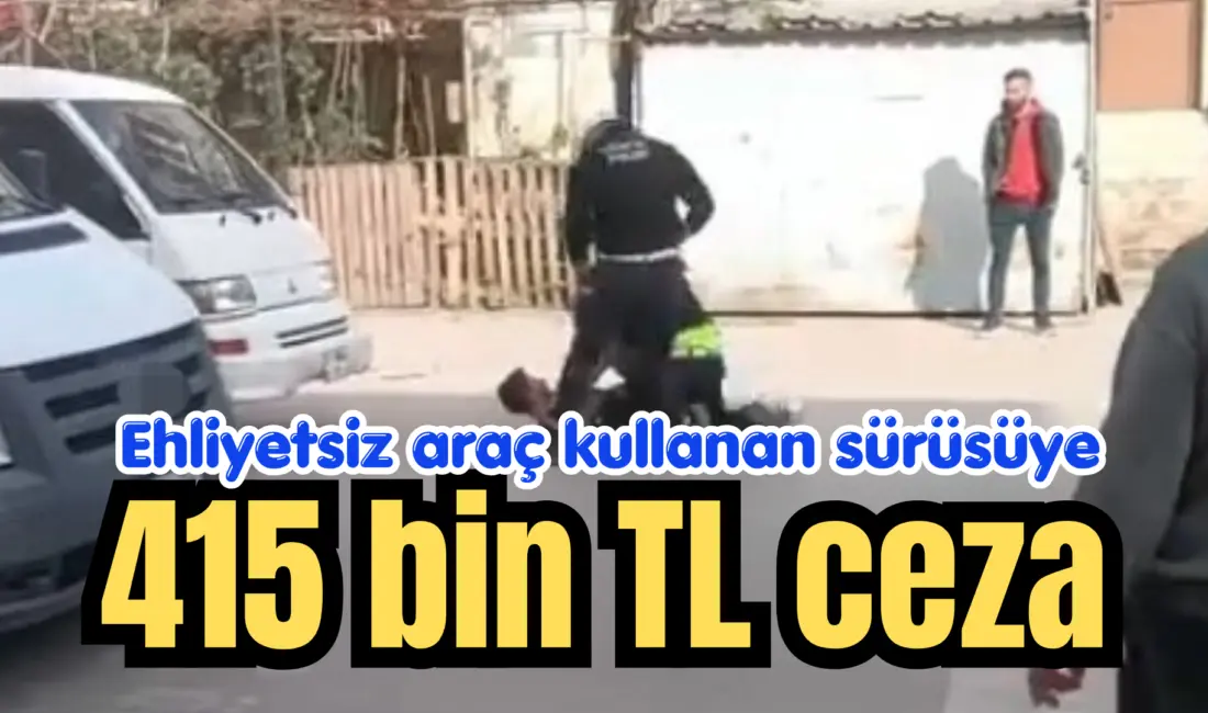 Bursa’da polisin dur ihtarına uymayıp kaçan sürücünün daha önceden ehliyetine