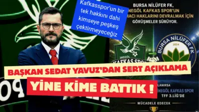  Son günlerde kamuoyunda Kafkasspor’un haklarının satılarak Nilüfer FK ya devri