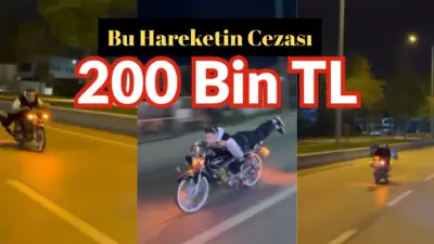 Bursa’da motosiklet sürücüsünün trafikte yaptığı tehlikeli hareketler görenleri hayrete düşürdü.
