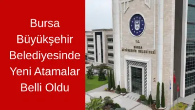 Bursa Büyükşehir Belediyesinde bugün daire başkanlıklarına değişiklikler oldu. Yapılan değişikliklere