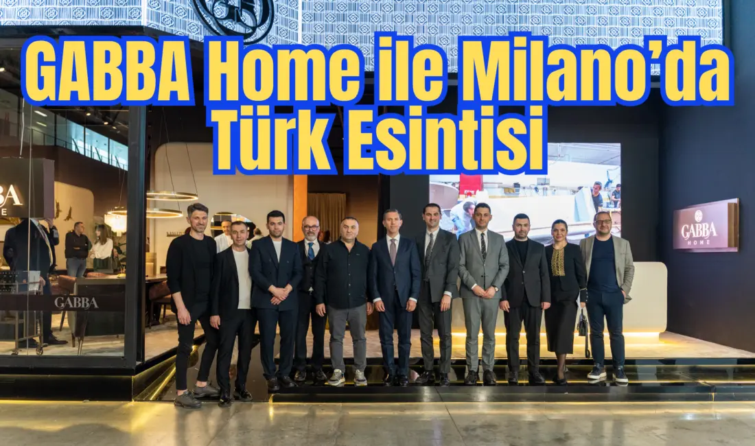 Gabba Home, dünyanın en prestijli mobilya fuarlarından biri olan Salone