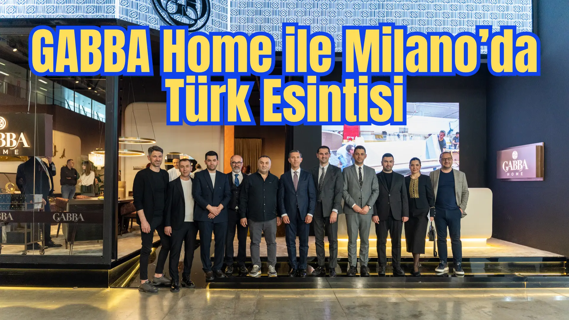 Gabba Home, dünyanın en prestijli mobilya fuarlarından biri olan Salone