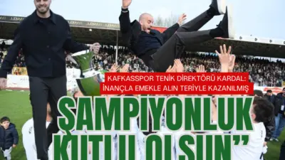 2025-2026 Sezonu 3.Lig 1.Gurupta önemli takımları geride bırakarak şampiyon olan