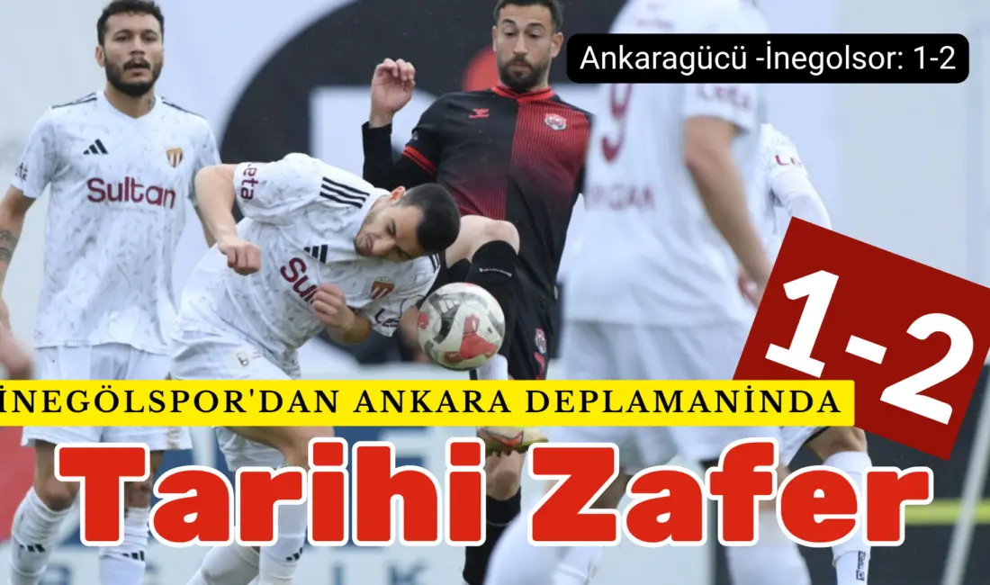 Gergin atmosferde oynanan Ankaragücü – İnegölspor karşılaşması büyük bir çekişmeye