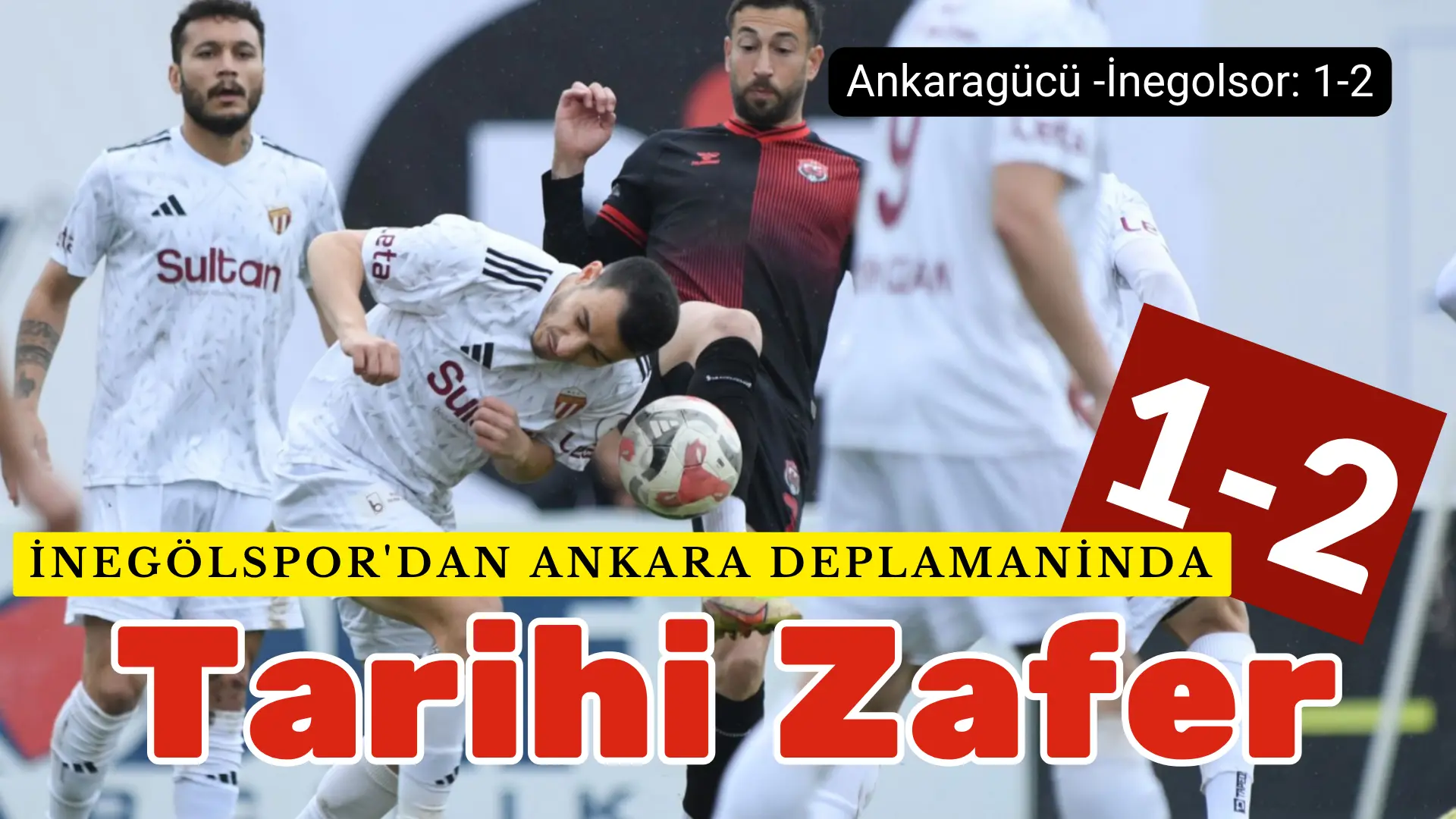 Gergin atmosferde oynanan Ankaragücü – İnegölspor karşılaşması büyük bir çekişmeye