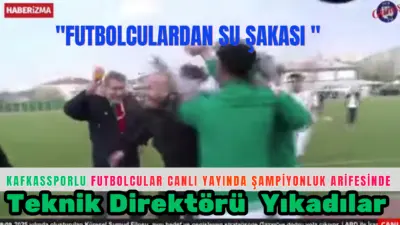 Kafkasspor Kestel Çilekspor deplasmanında maçı 2-1 alırken maç sonrası kamikazeli