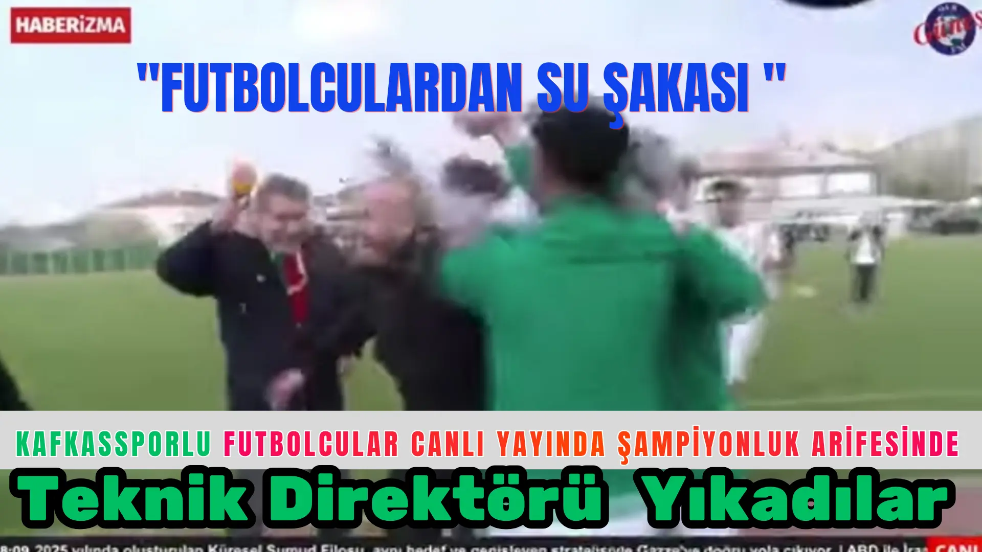 Kafkasspor Kestel Çilekspor deplasmanında maçı 2-1 alırken maç sonrası kamikazeli