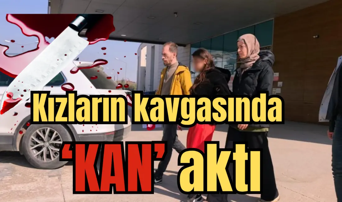 Bursa’nın İnegöl ilçesinde iki genç kız arasında çıkan bıçaklı kavgada