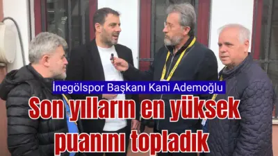 BAŞKAN ADEMOĞLU “İNEGÖLSPOR İÇİN HERKES ELİNİ TAŞIN ALTINA KOYMALI” Sultan