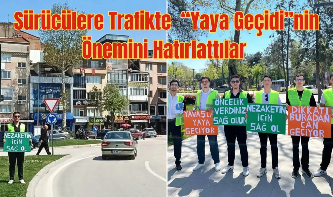 İnegöl’de Üniversiteli gençler karşılıklı saygı geçidi projesi ile sahadaydı. Bursa