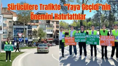 İnegöl’de Üniversiteli gençler karşılıklı saygı geçidi projesi ile sahadaydı. Bursa