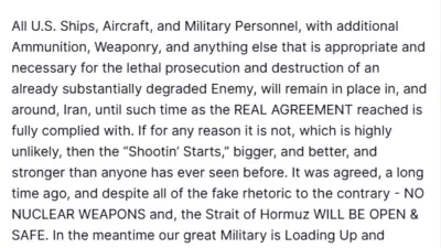 ABD Başkanı Donald Trump, İran’ın varılan anlaşma kapsamındaki yükümlülüklerini yerine