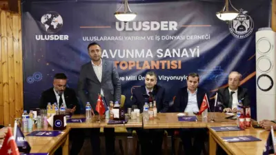 Akçadağ Belediye Başkanı Hasan Ulutaş, ASELSAN Genel Müdür Yardımcısı Taha