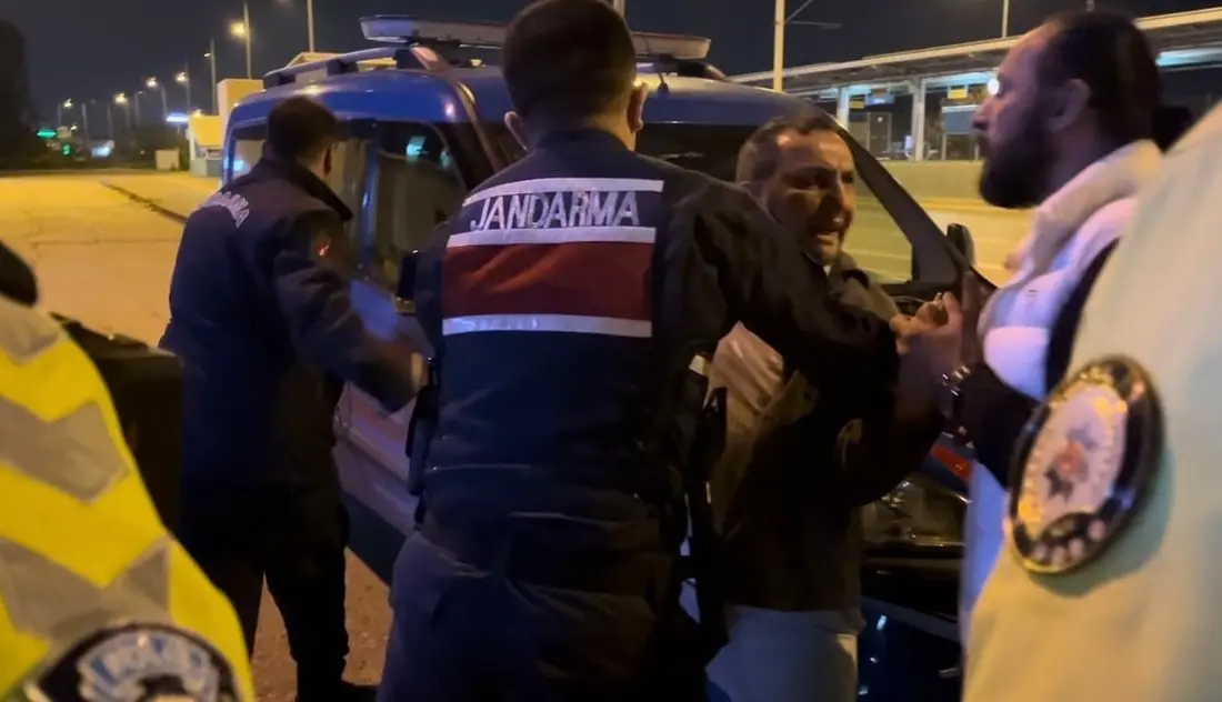 Bursa’da 3 yıl önce alkolü yakalandığı uygulamada polis ekiplerine “ben