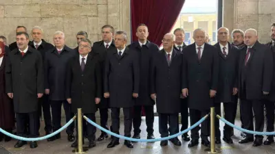 Türkiye Büyük Millet Meclisi (TBMM) Başkanı Numan Kurtulmuş başkanlığındaki devlet