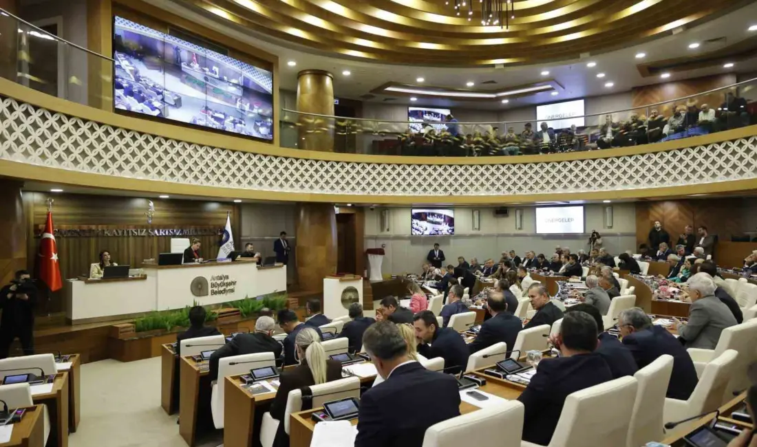 Büyükşehir Belediye Başkan Vekili Büşra Özdemir başkanlığında yapılan Antalya Büyükşehir