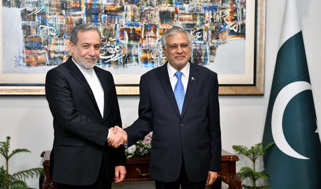 İran Dışişleri Bakanı Abbas Arakçi, Pakistan Dışişleri Bakanı Muhammed Ishaq