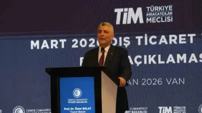 VAN (İHA) – Ticaret Bakanı Ömer Bolat, 2026 Mart ayında