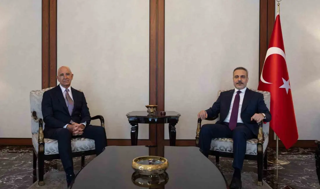 Dışişleri Bakanı Hakan Fidan, ABD’nin Suriye Özel Temsilcisi Tom Barrack