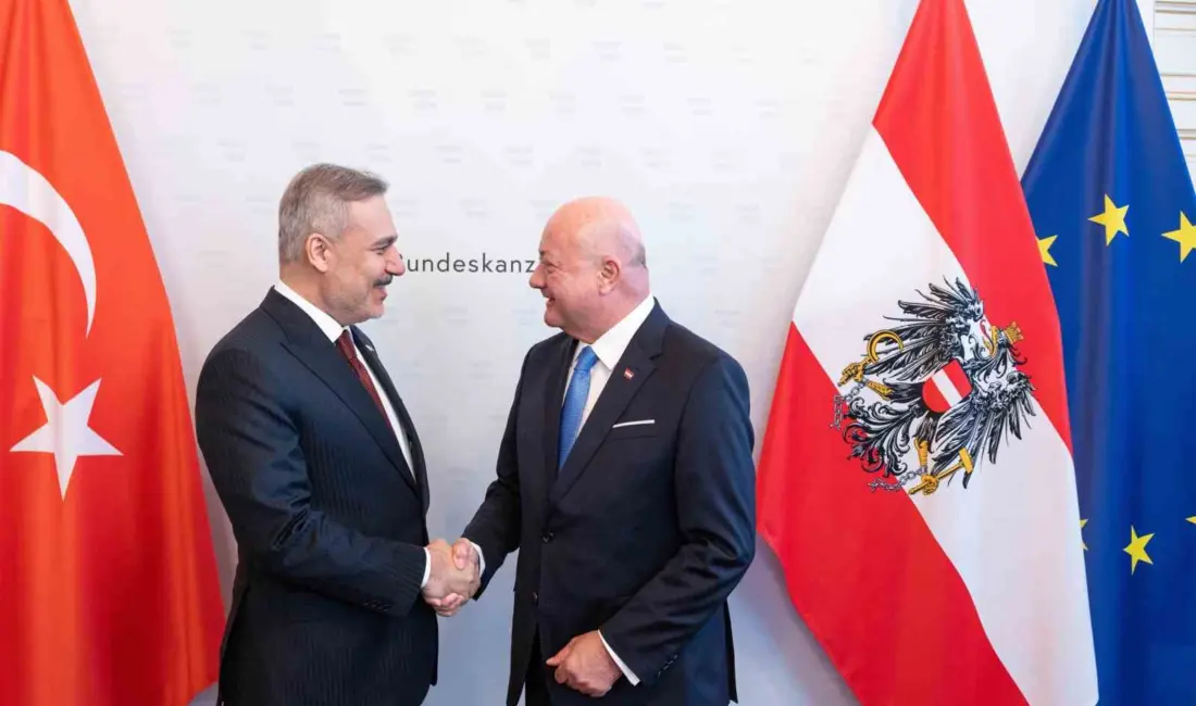 Dışişleri Bakanı Hakan Fidan, Viyana’da Avusturya Başbakanı Christian Stocker tarafından