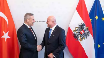 Dışişleri Bakanı Hakan Fidan, Viyana’da Avusturya Başbakanı Christian Stocker tarafından