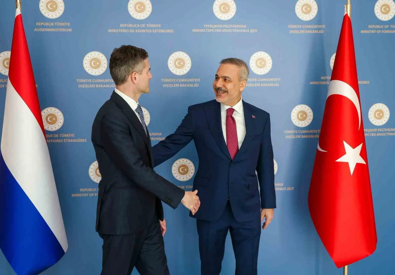 Dışişleri Bakanı Hakan Fidan, Hollanda Dışişleri Bakanı Tom Berendsen ile