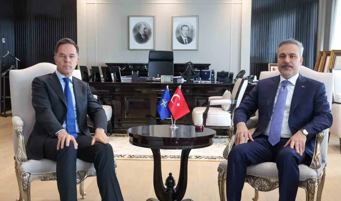 Dışişleri Bakanı Hakan Fidan, NATO Genel Sekreteri Mark Rutte ile