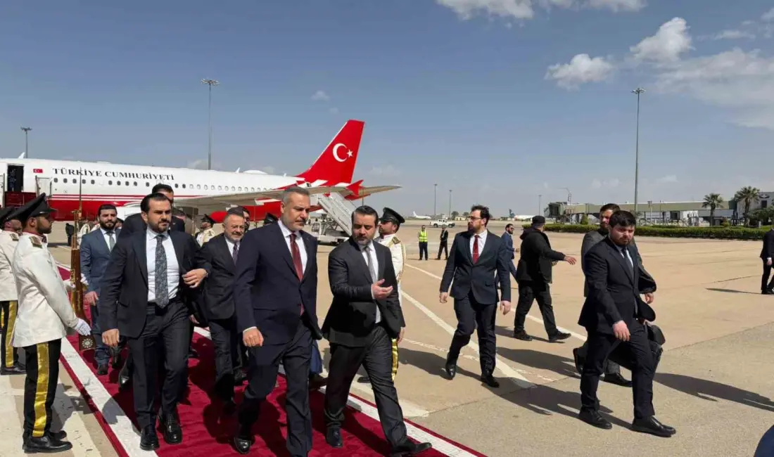 Dışişleri Bakanı Hakan Fidan, Suriye temasları kapsamında Şam Uluslararası Havalimanı’na