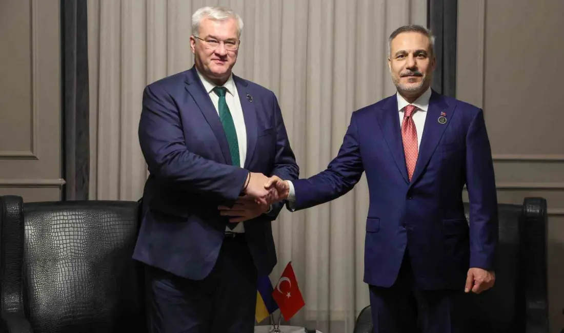 Dışişleri Bakanı Hakan Fidan, Ukrayna Dışişleri Bakanı Andriy Sibiha ile