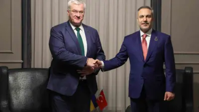 Dışişleri Bakanı Hakan Fidan, Ukrayna Dışişleri Bakanı Andriy Sibiha ile