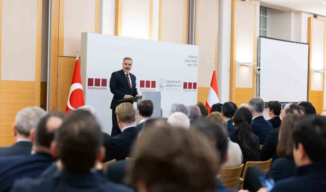 Dışişleri Bakanı Hakan Fidan, resmi ziyarette bulunduğu Avusturya’nın başkenti Viyana’daki