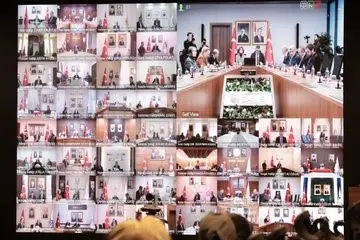 Aile ve Sosyal Hizmetler Bakanı Mahinur Özdemir Göktaş ve İçişleri