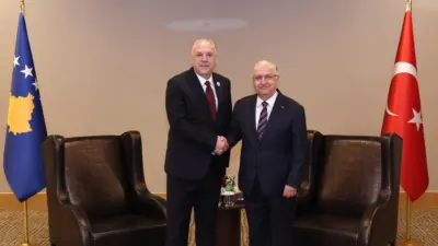 Milli Savunma Bakanı Yaşar Güler, Kosova Başbakan Yardımcısı Fikrim Damka