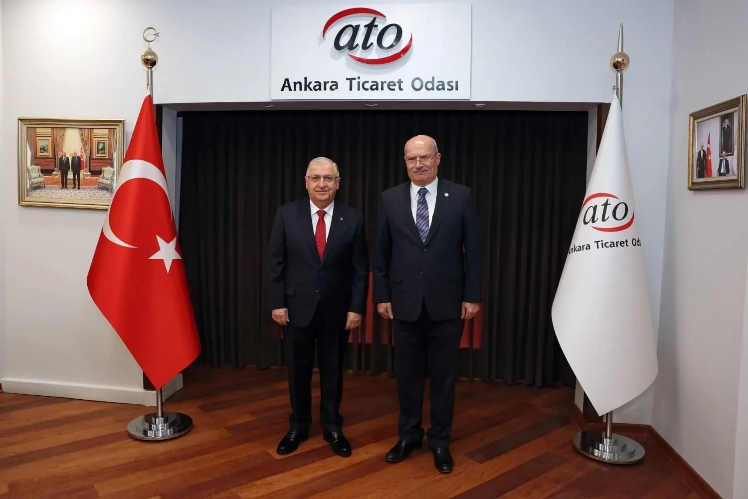 Milli Savunma Bakanı Yaşar Güler, Ankara Ticaret Odası (ATO) Başkanı
