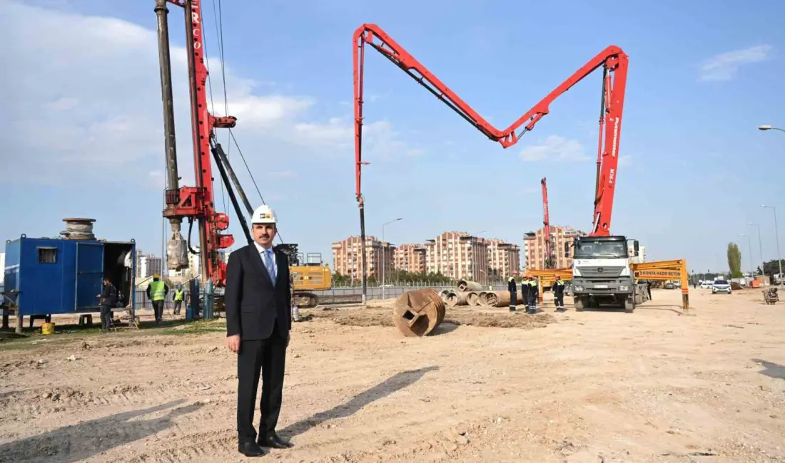 Ulaştırma ve Altyapı Bakanlığı ile Konya Büyükşehir Belediyesi tarafından yürütülen