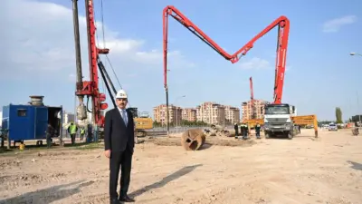 Ulaştırma ve Altyapı Bakanlığı ile Konya Büyükşehir Belediyesi tarafından yürütülen