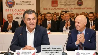 Ardahan Belediye Başkanı Faruk Demir, Antalya’da düzenlenen İç Anadolu Belediyeler
