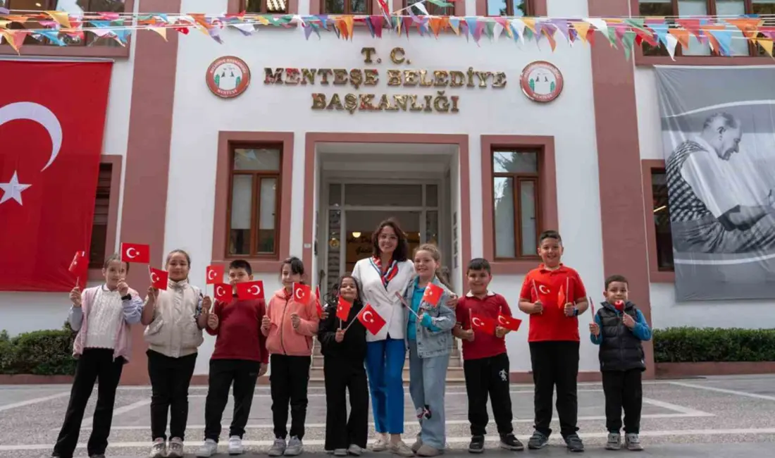 Menteşe Belediye Başkanı Gonca Köksal Aras, 23 Nisan Ulusal Egemenlik