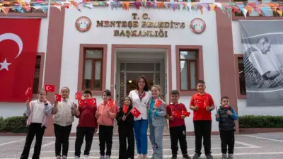 Menteşe Belediye Başkanı Gonca Köksal Aras, 23 Nisan Ulusal Egemenlik