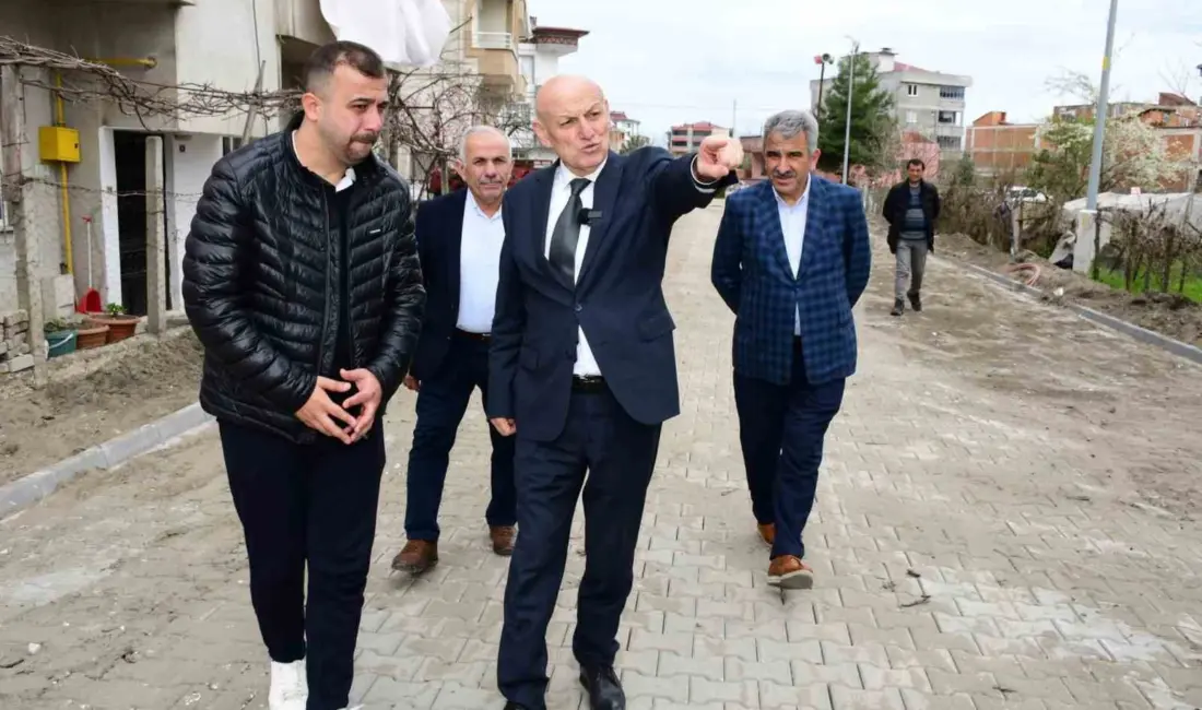 Samsun’un Terme Belediye Başkanı Şenol Kul, Çay Mahallesi’nde yürütülen kapsamlı