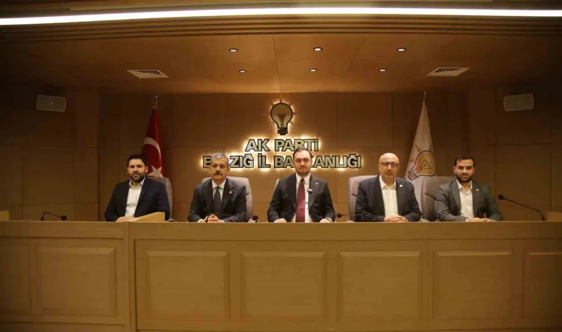 AK Parti Elazığ İl Başkanı Sencer Selmanoğlu, “AK Parti, yalnızca