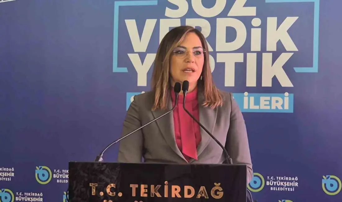 Tekirdağ Büyükşehir Belediye Başkanı Dr. Candan Yüceer, basınla bir araya