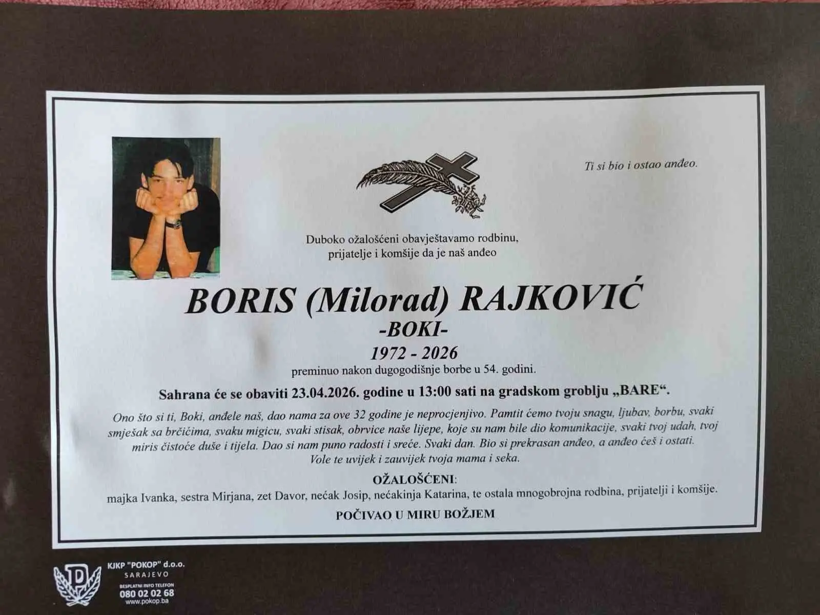 Bosna Hersek’te 1992-95 yılları arasında yaşanan savaşta ağır yaralanarak komaya