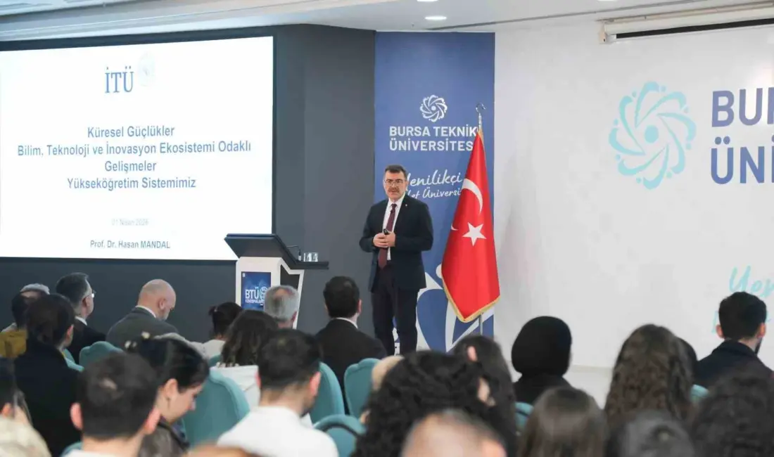 BTÜ Konuşmaları’nın konuğu olan İTÜ Rektörü Prof. Dr. Hasan Mandal,