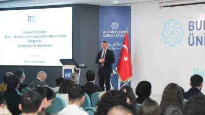 BTÜ Konuşmaları’nın konuğu olan İTÜ Rektörü Prof. Dr. Hasan Mandal,